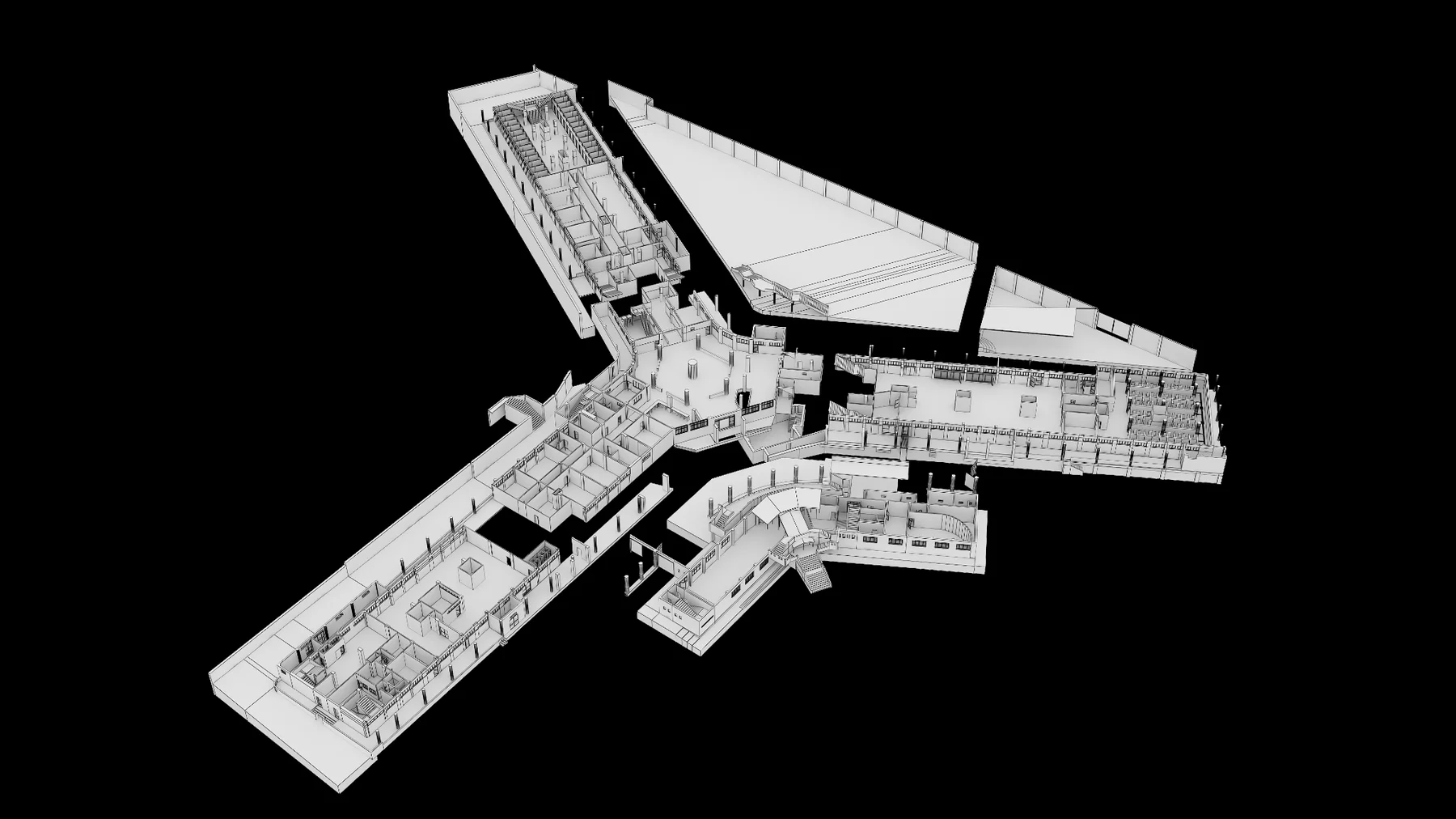 Reconstructed ground-floor view of Sednaya.