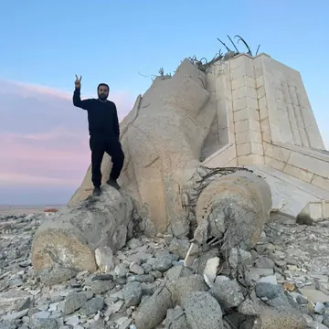 Amer Matar in Syria after the fall of the Assad regime in December 2024