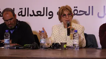 Panel at the joint Syria Prisons Museum and Amnesty International event in Damascus