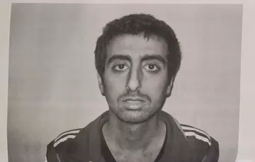 Photograph of Amer Matar taken during detention and attached to his Branch 215 file