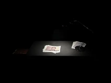 The stage and printed dossier material prepared for Dossier 4217 in Hanover