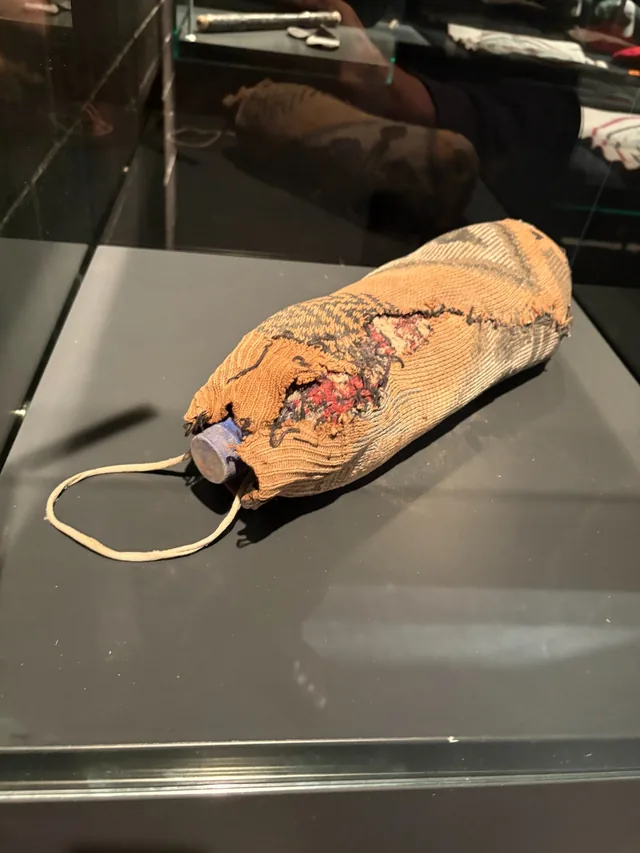 A personal object displayed in the Sednaya exhibition in Hanover